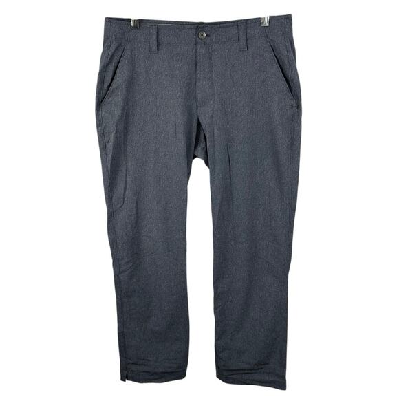 Under Armour Match Play Vented Golf Pants Grey Size 34x32 Breathable Performance - Picture 1 of 13